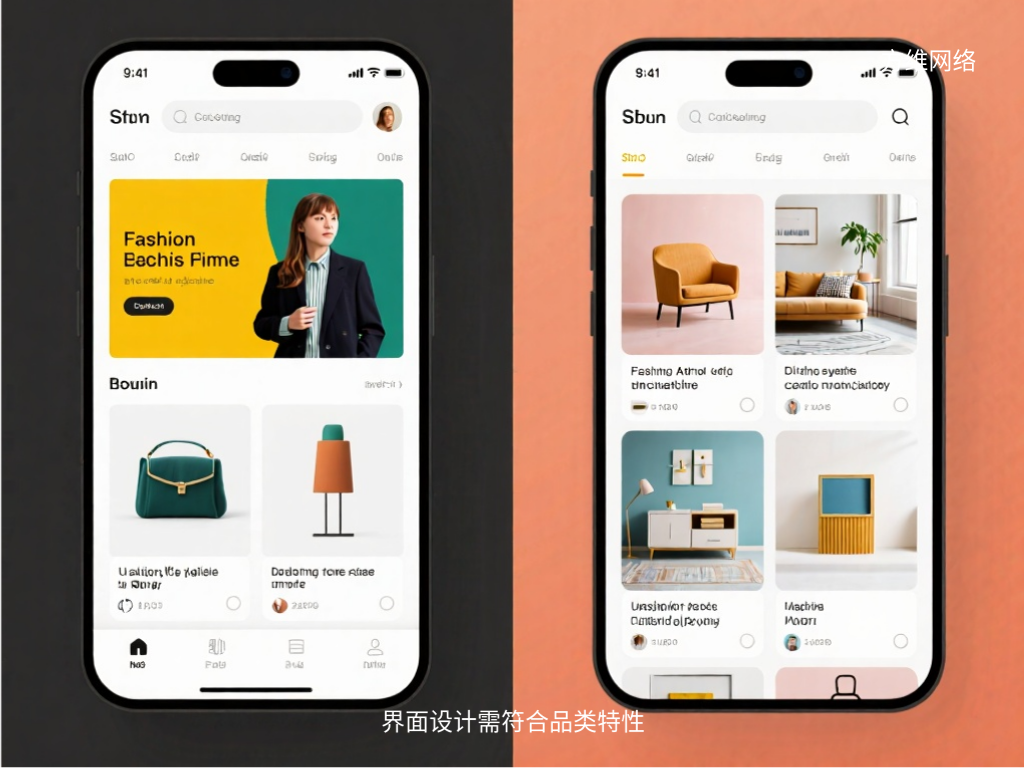 界面设计需符合品类特性