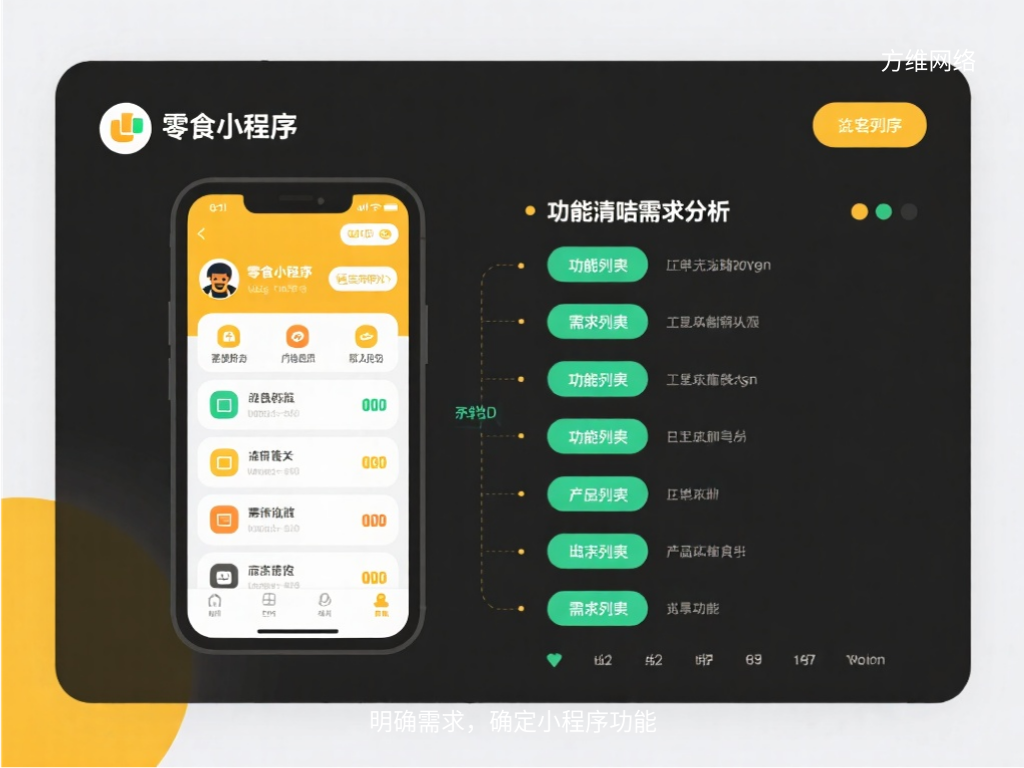 明确需求,确定小程序功能