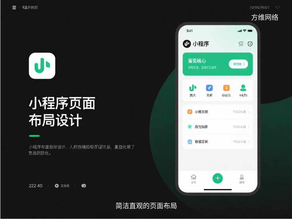 简洁直观的页面布局